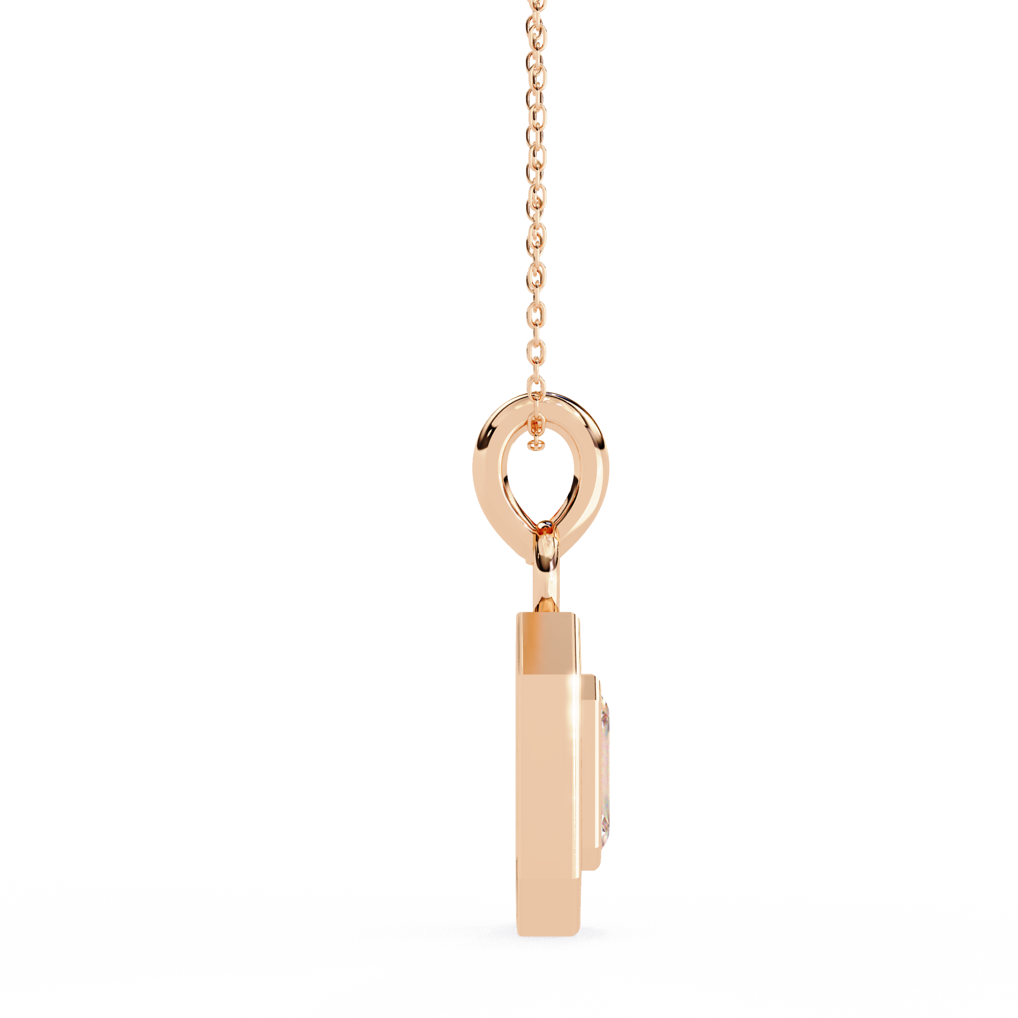Solitairekart 0.93ct Natural Diamond Empire Halo Pendant-H Color, VS1 Clarity